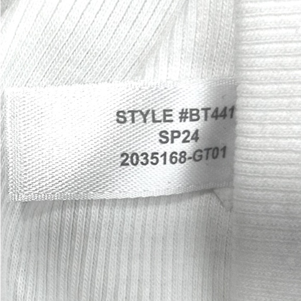 NEW J.Crew Factory Cropped Ribbed Tee - Picture 8 of 8